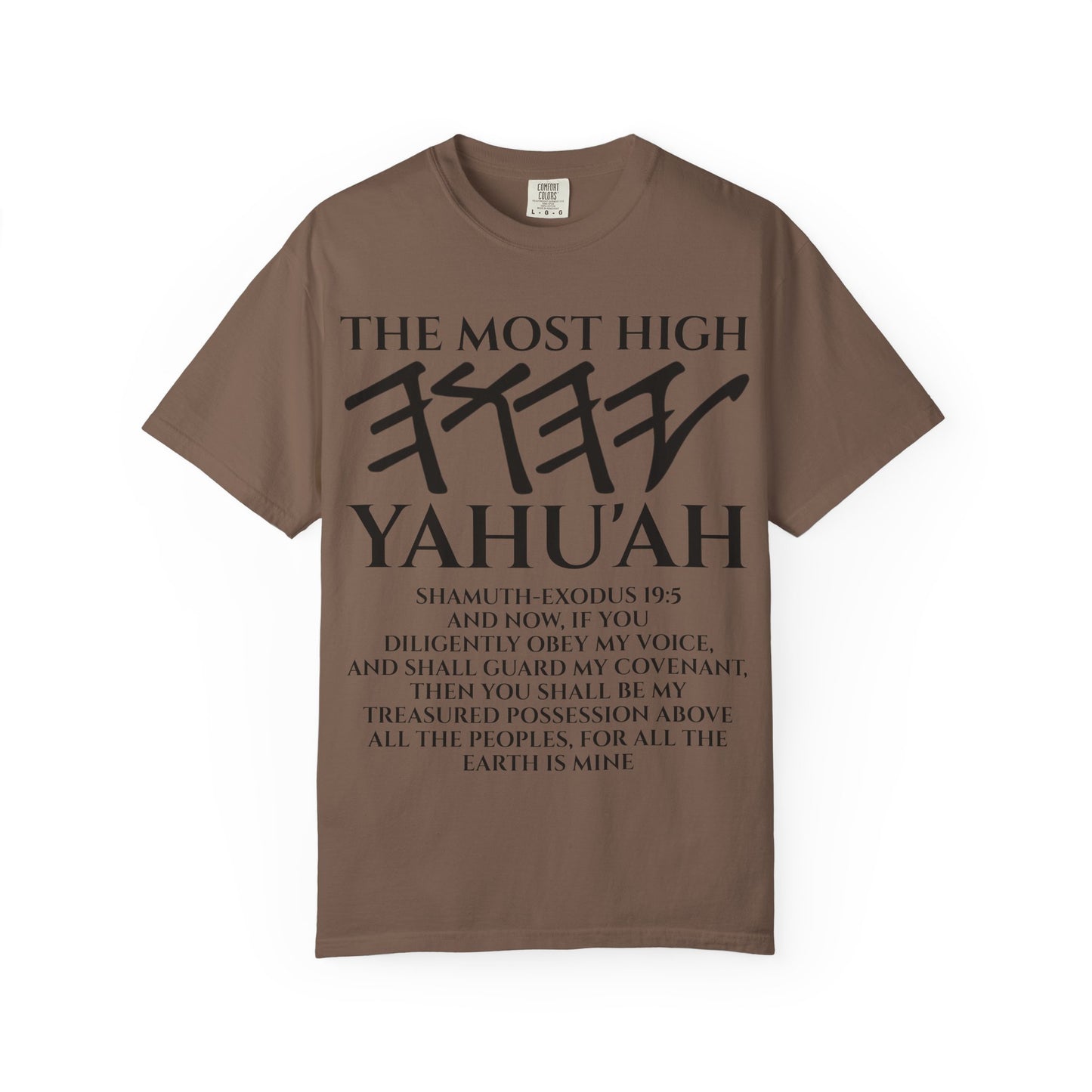 Yahu'ah Shamuth-Exodus 19:5-6 Yashar'al 12 Tribes T-Shirt