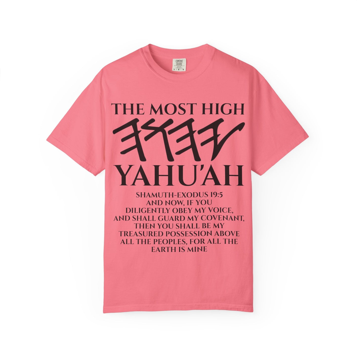 Yahu'ah Shamuth-Exodus 19:5-6 Yashar'al 12 Tribes T-Shirt