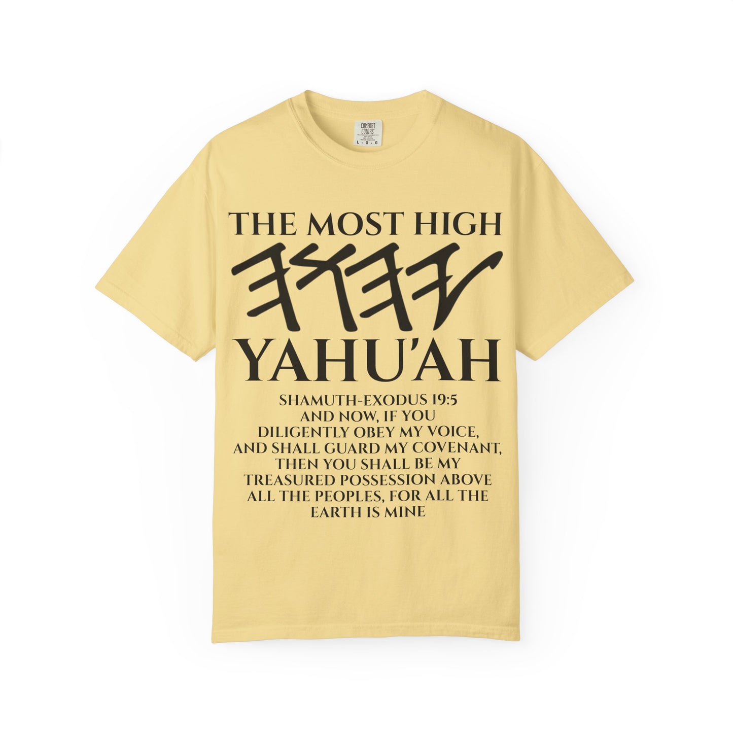 Yahu'ah Shamuth-Exodus 19:5-6 Yashar'al 12 Tribes T-Shirt