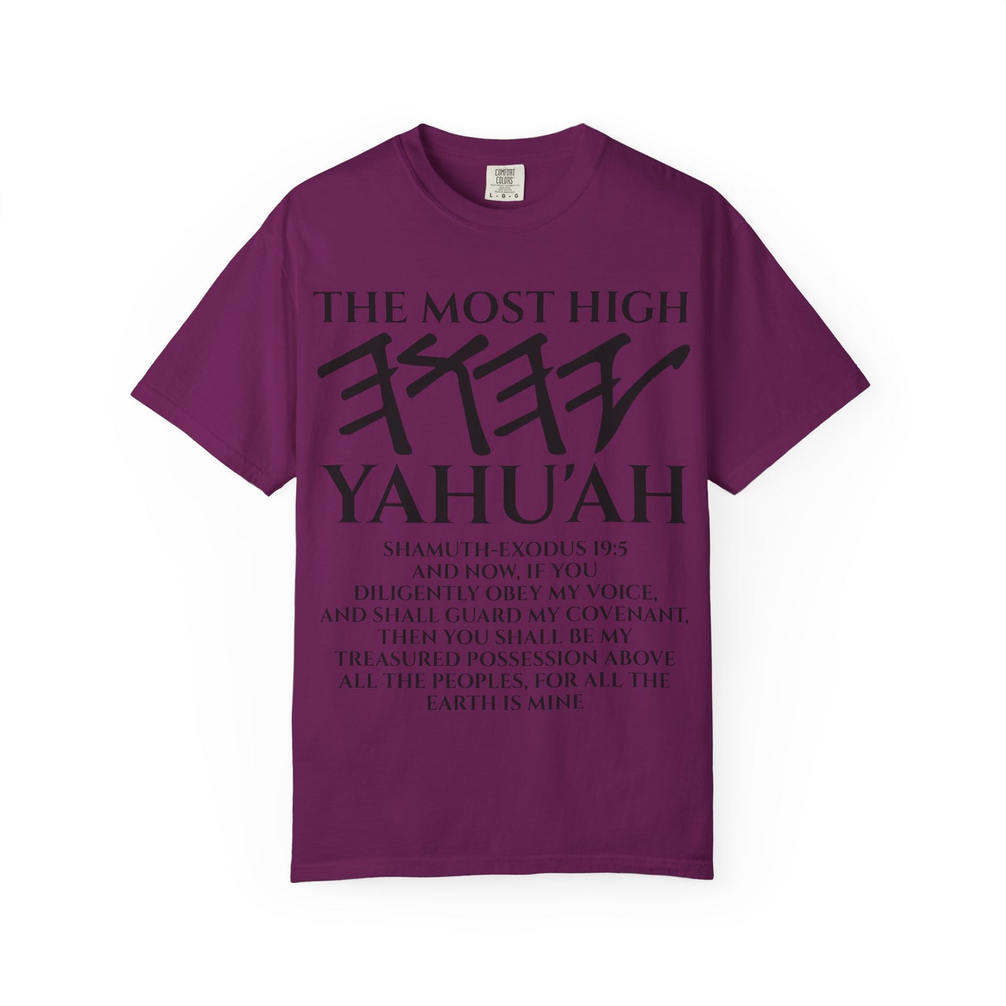 Yahu'ah Shamuth-Exodus 19:5-6 Yashar'al 12 Tribes T-Shirt
