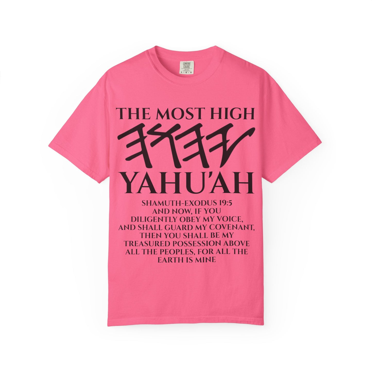 Yahu'ah Shamuth-Exodus 19:5-6 Yashar'al 12 Tribes T-Shirt