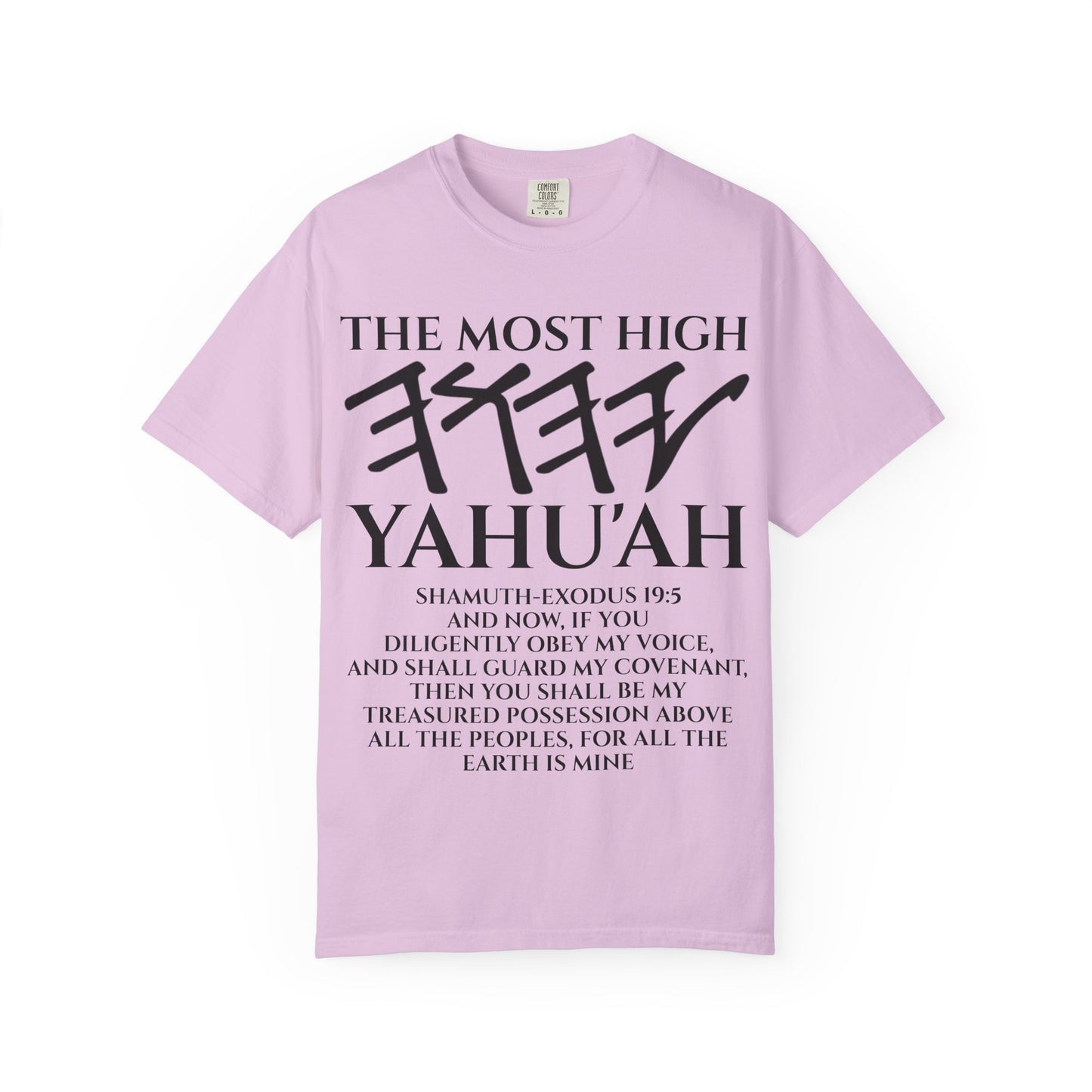 Yahu'ah Shamuth-Exodus 19:5-6 Yashar'al 12 Tribes T-Shirt