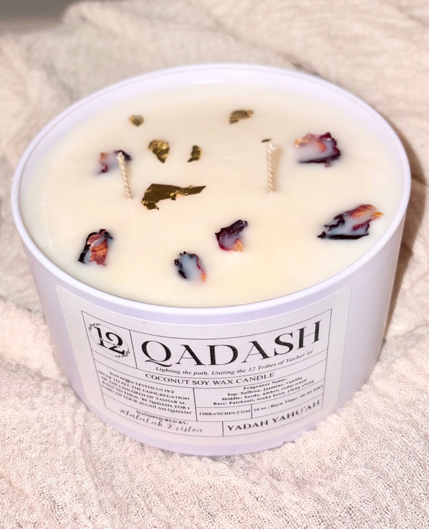 Qadash Signature Tin Candle