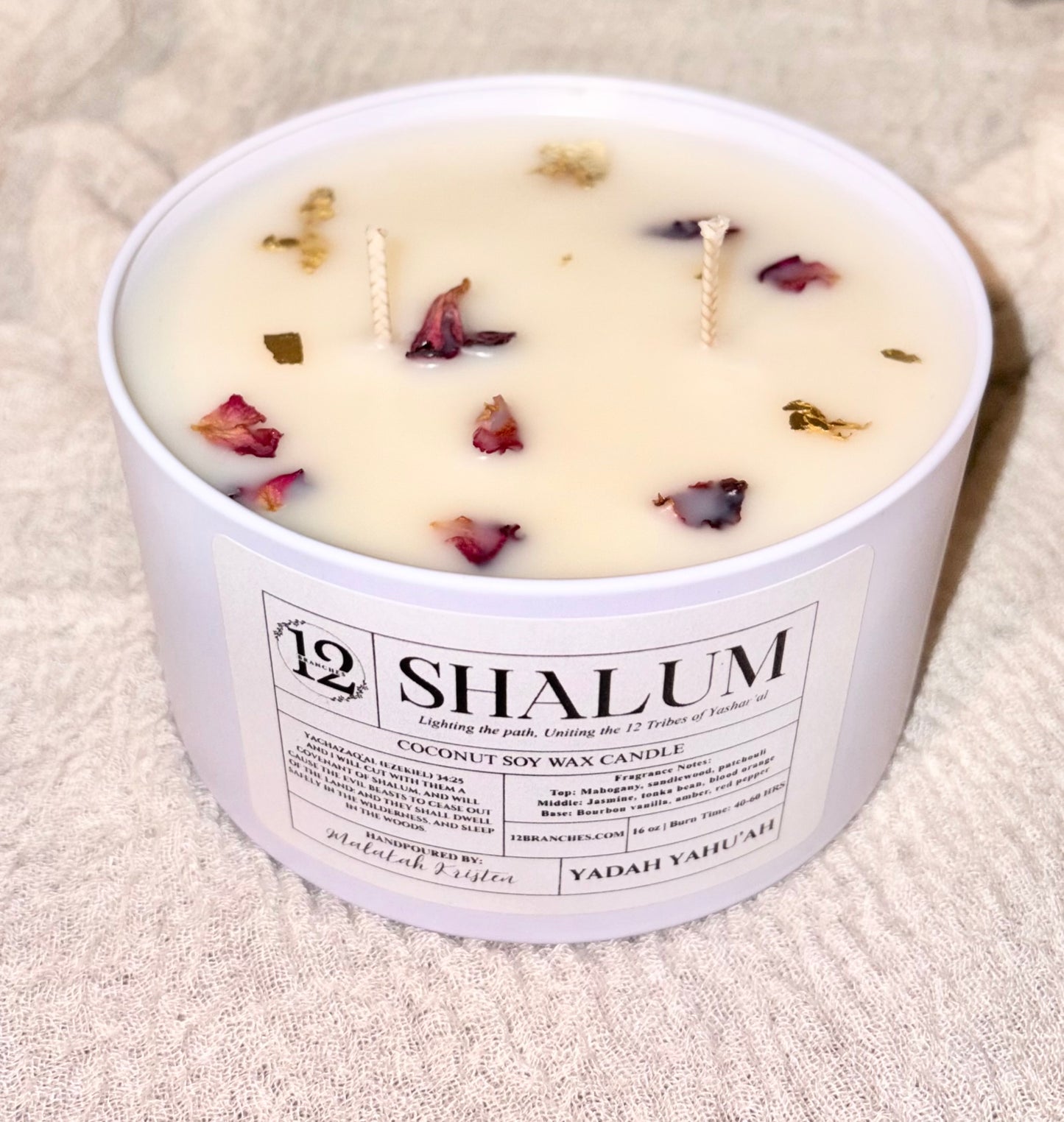 Shalum Signature Tin Candle