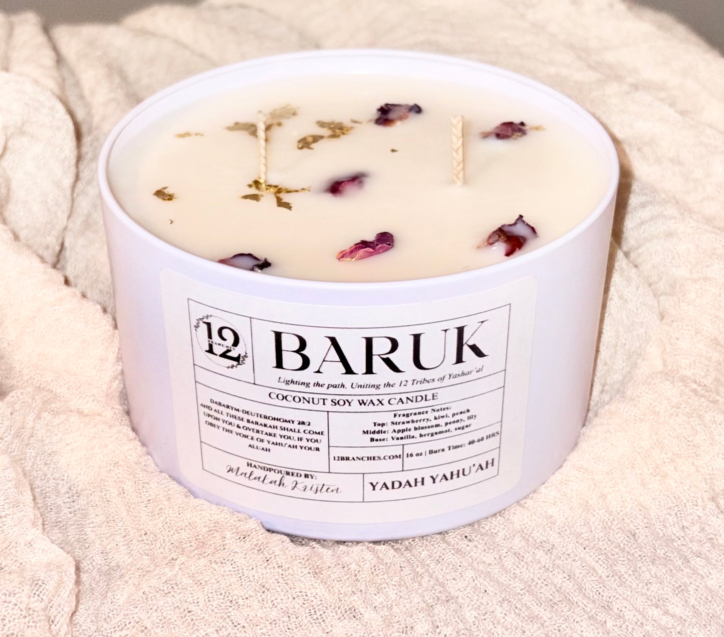 Baruk Signature Tin Candle