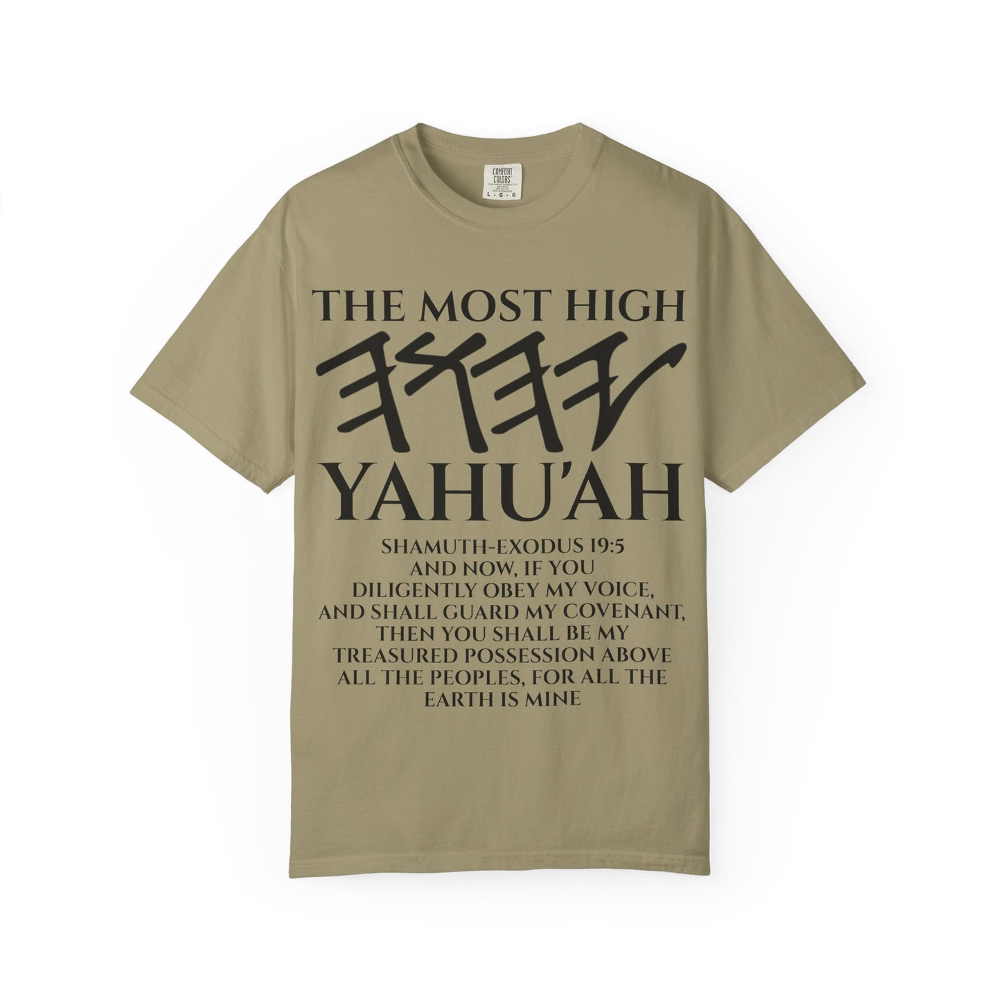 Yahu'ah Shamuth-Exodus 19:5-6 Yashar'al 12 Tribes T-Shirt