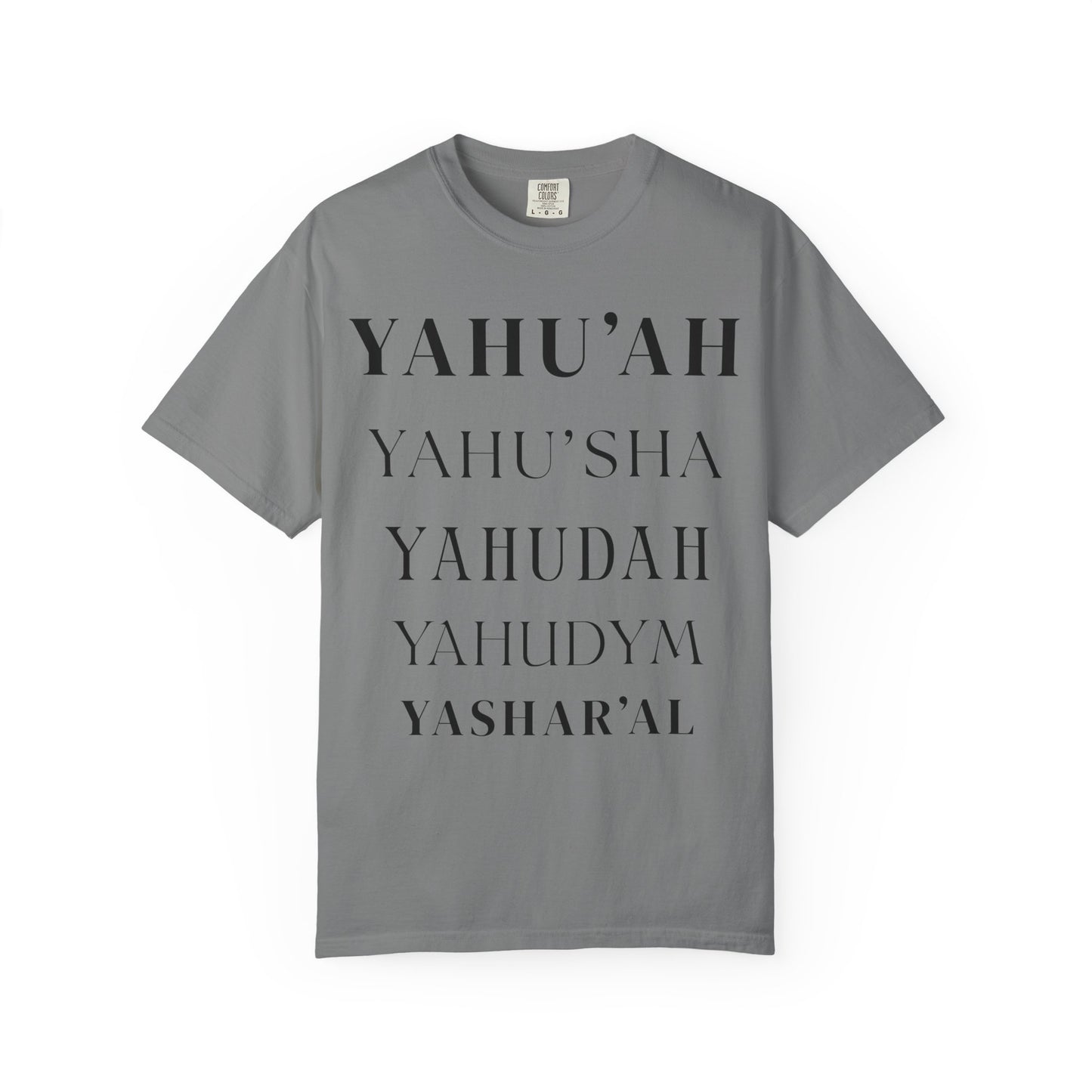 YAHU'AH Garment-dyed T-Shirt