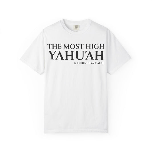 YAHU'AH & YAHU'SHA 12 TRIBES OF YASHAR'AL Garment-Dyed T-Shirt