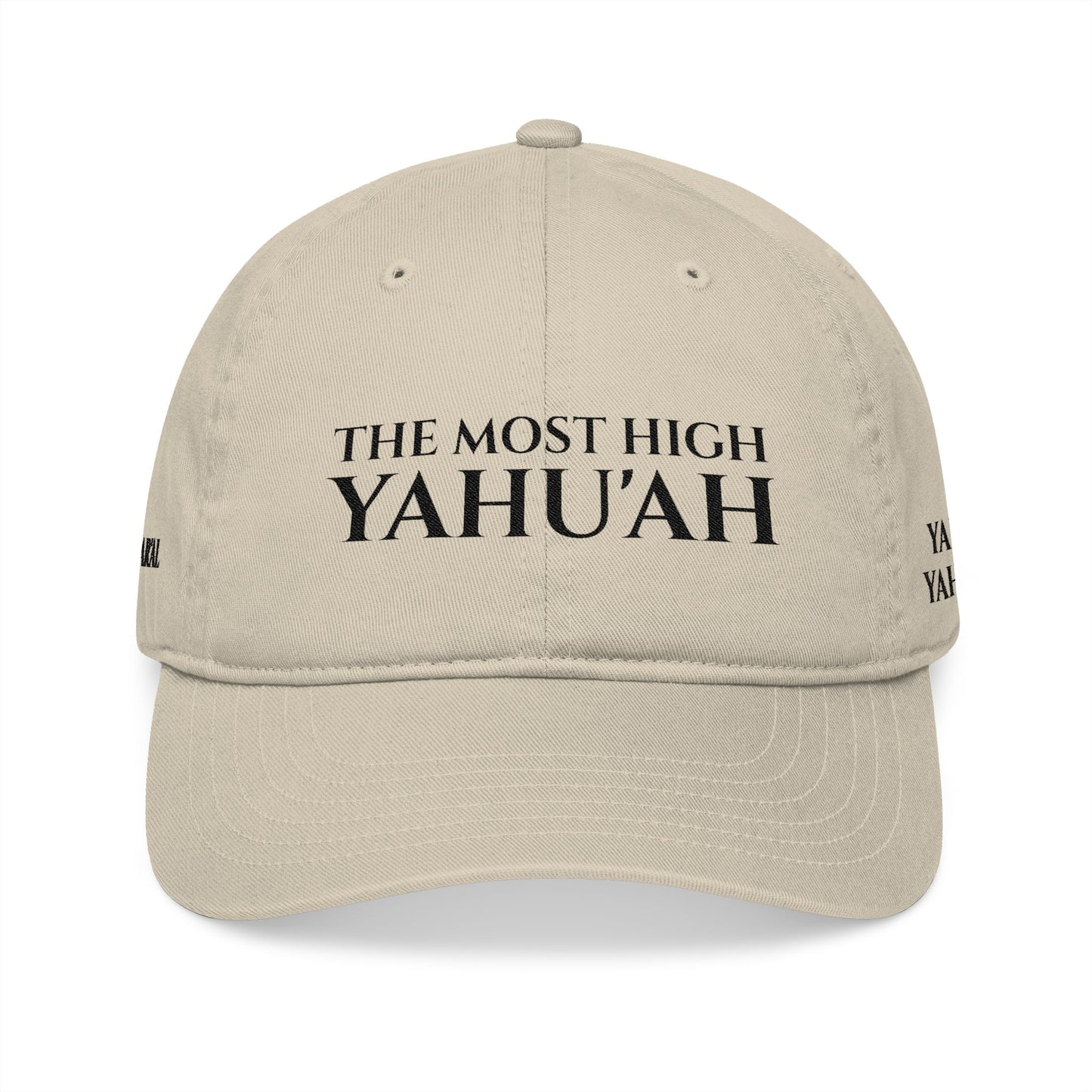 YAHU'AH 100% Organic Cotton Embroidered Baseball Cap