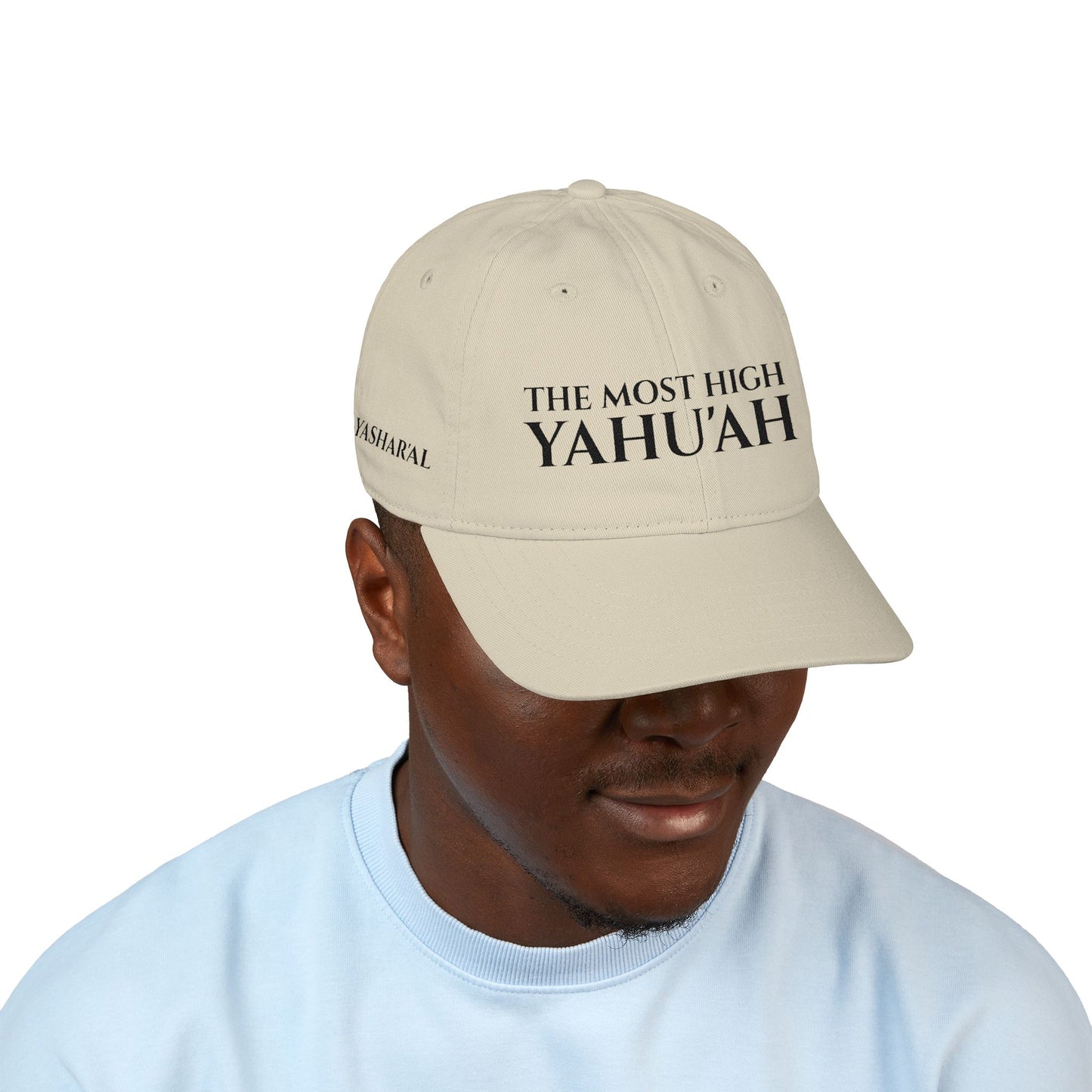 YAHU'AH 100% Organic Cotton Embroidered Baseball Cap