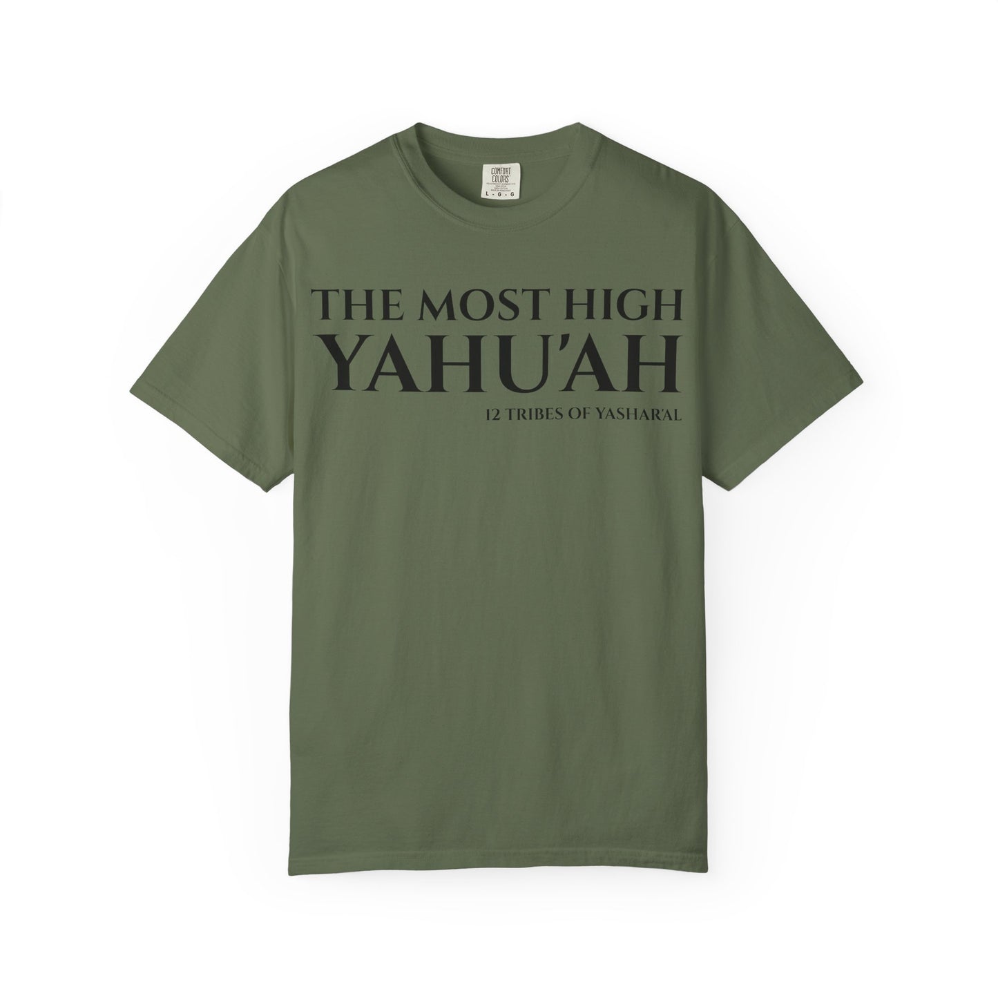 YAHU'AH & YAHU'SHA 12 TRIBES OF YASHAR'AL Garment-Dyed T-Shirt