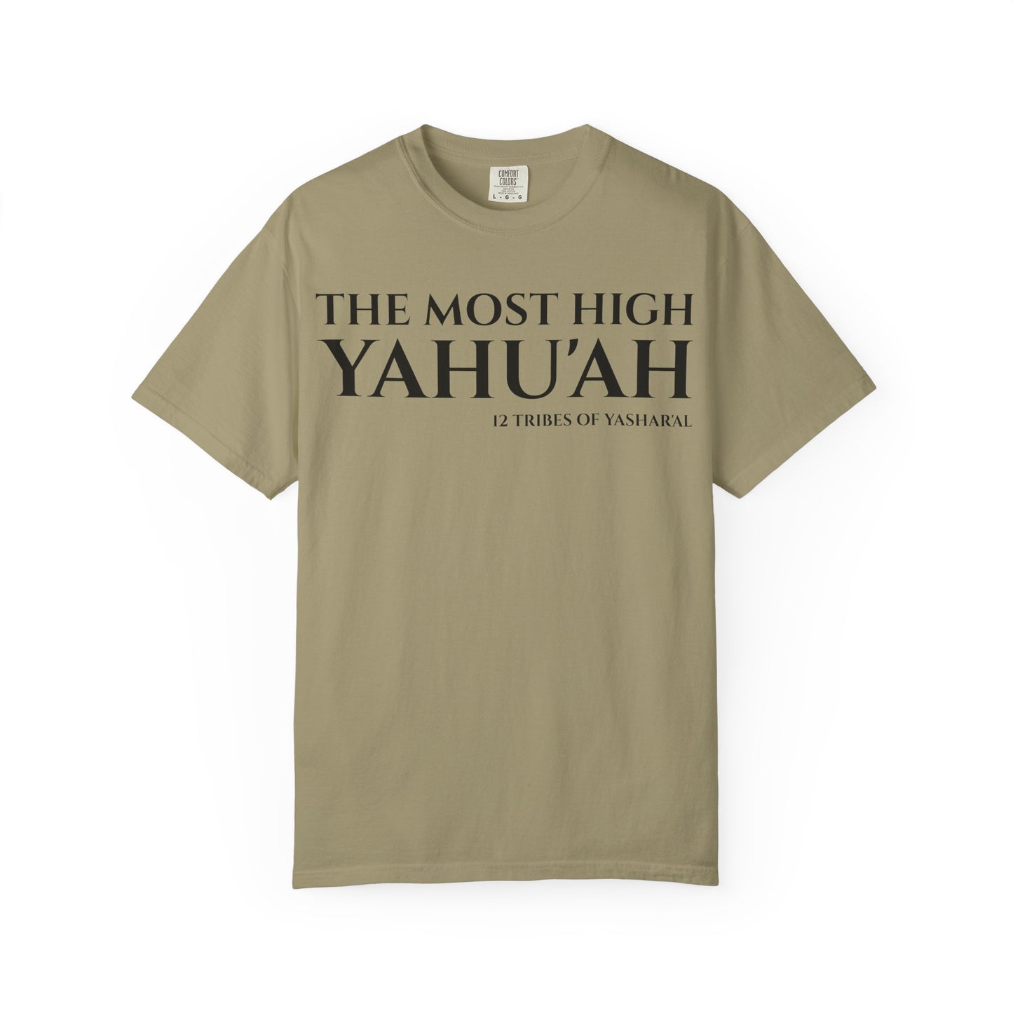 YAHU'AH & YAHU'SHA 12 TRIBES OF YASHAR'AL Garment-Dyed T-Shirt