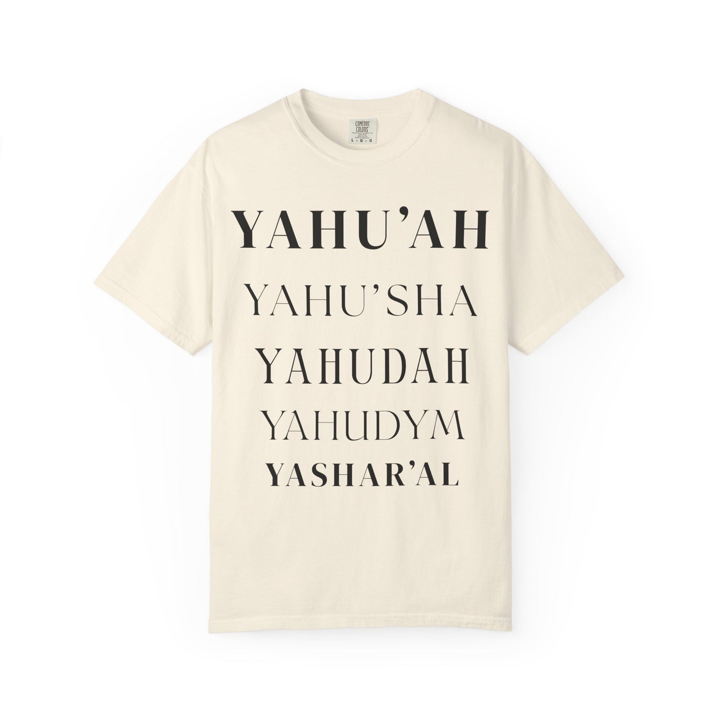 YAHU'AH Garment-dyed T-Shirt