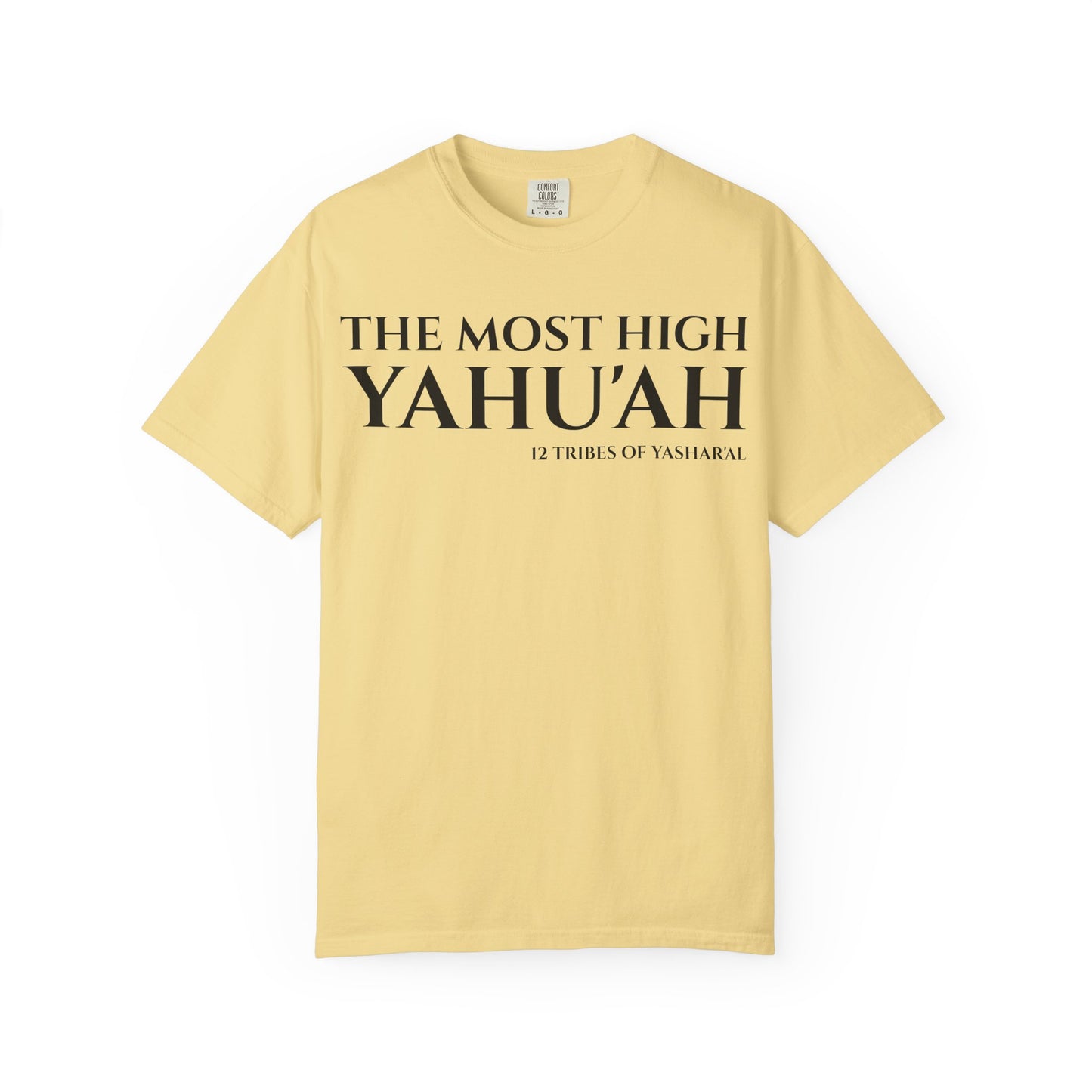 YAHU'AH & YAHU'SHA 12 TRIBES OF YASHAR'AL Garment-Dyed T-Shirt