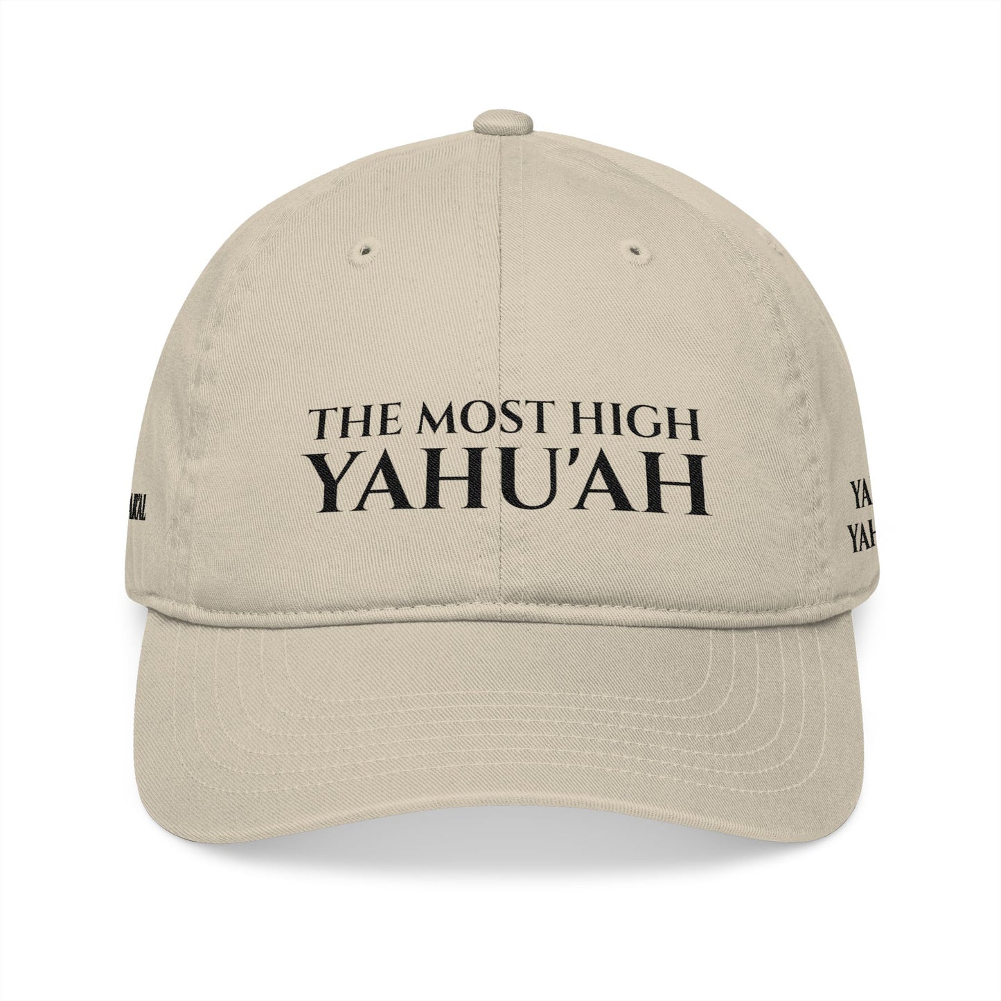 YAHU'AH 100% Organic Cotton Embroidered Baseball Cap