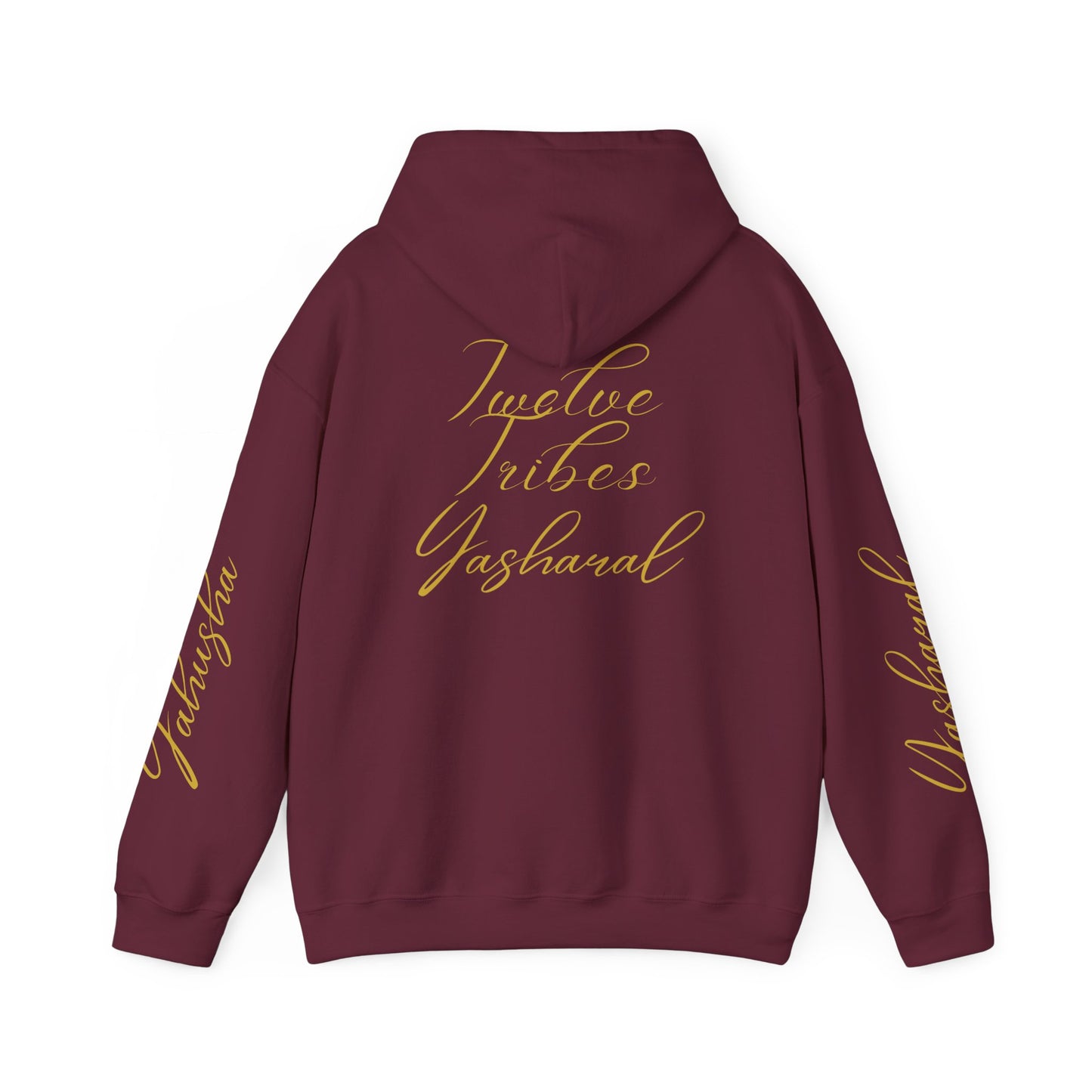 YAHU'AH YASHAR'AL 12 TRIBES Embroidered Hooded Sweatshirt