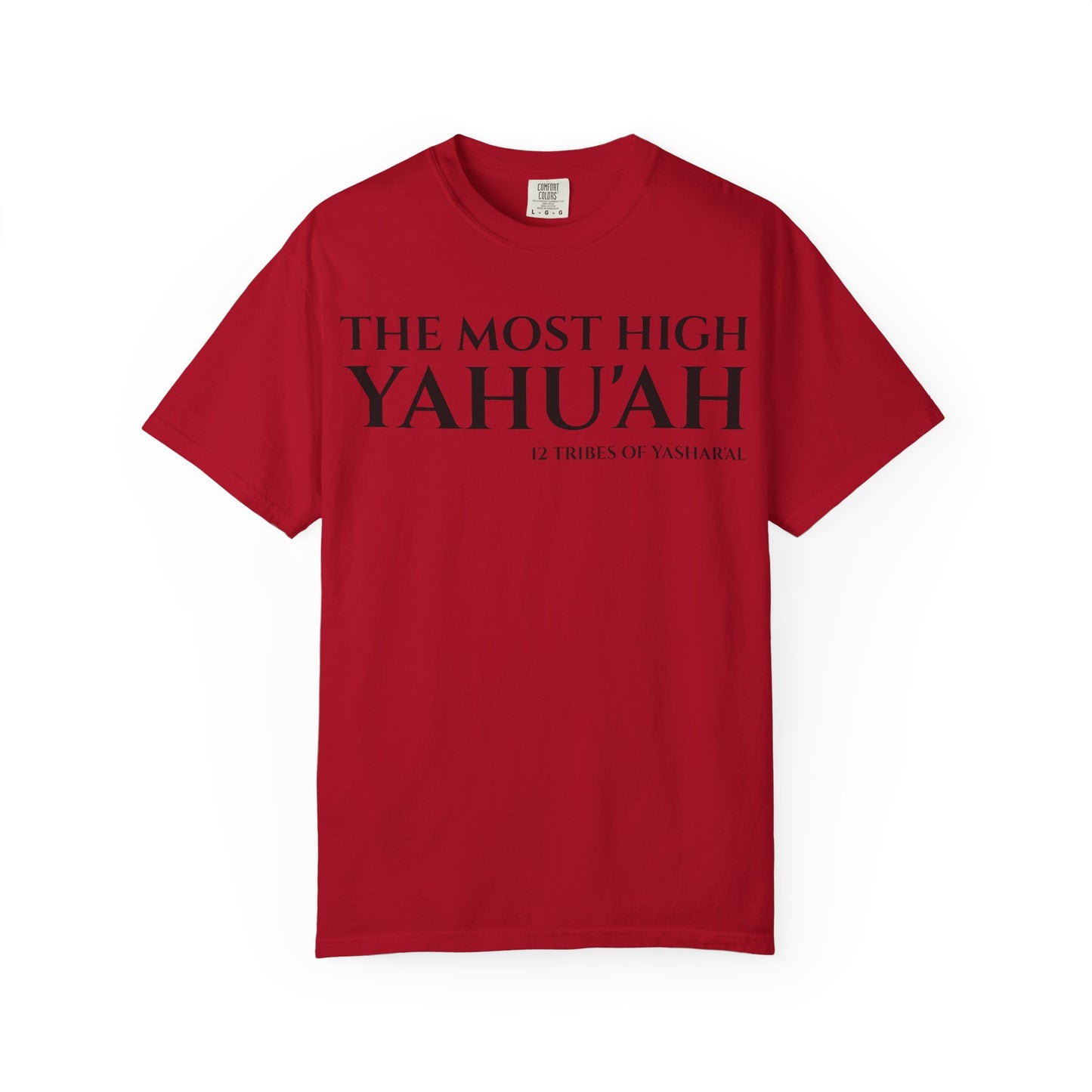 YAHU'AH & YAHU'SHA 12 TRIBES OF YASHAR'AL Garment-Dyed T-Shirt