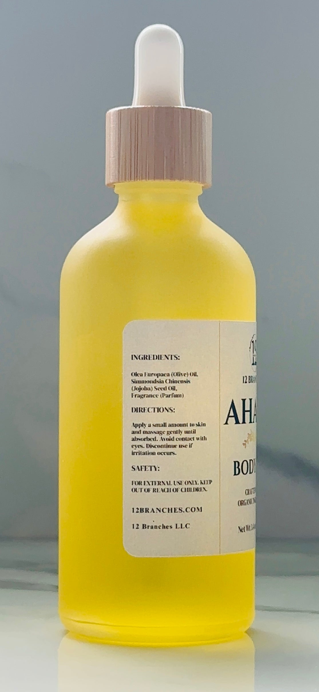 Ahaba Body Oil – Jasmine, Vanilla & Coconut | 3.4 fl oz