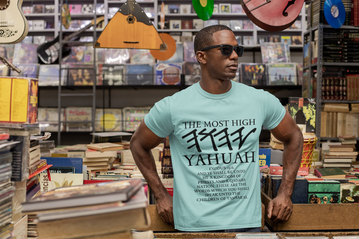 Yahu'ah Shamuth-Exodus 19:5-6 Yashar'al 12 Tribes T-Shirt