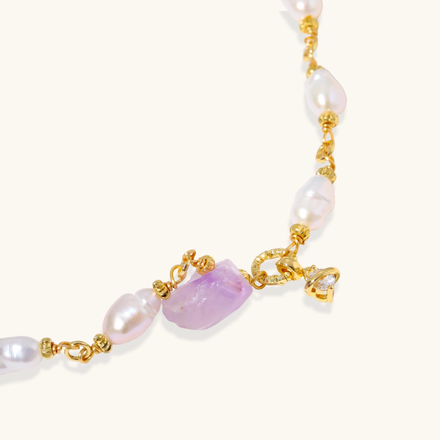 Gathered Pearl Bracelet