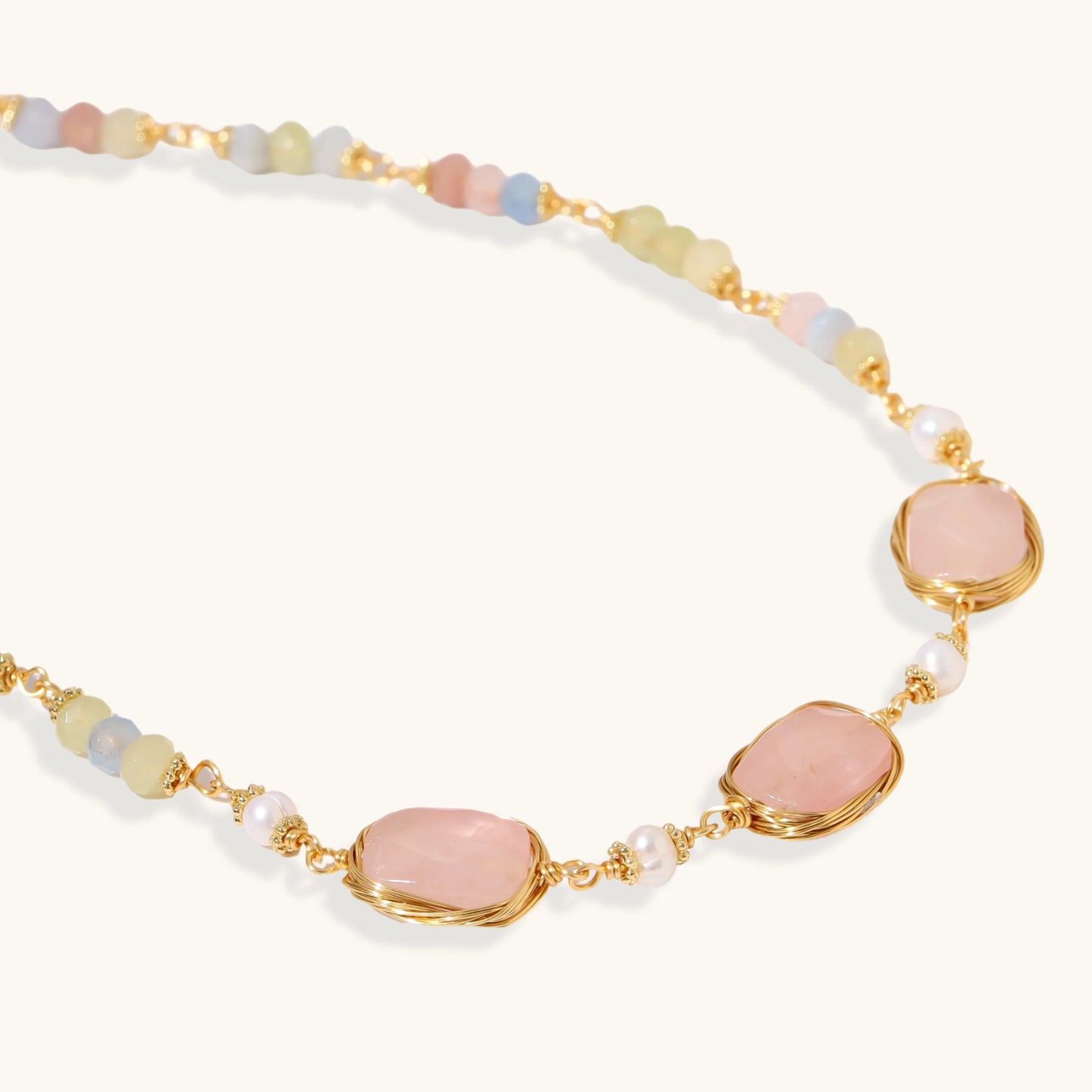 Rooted in Rose Necklace