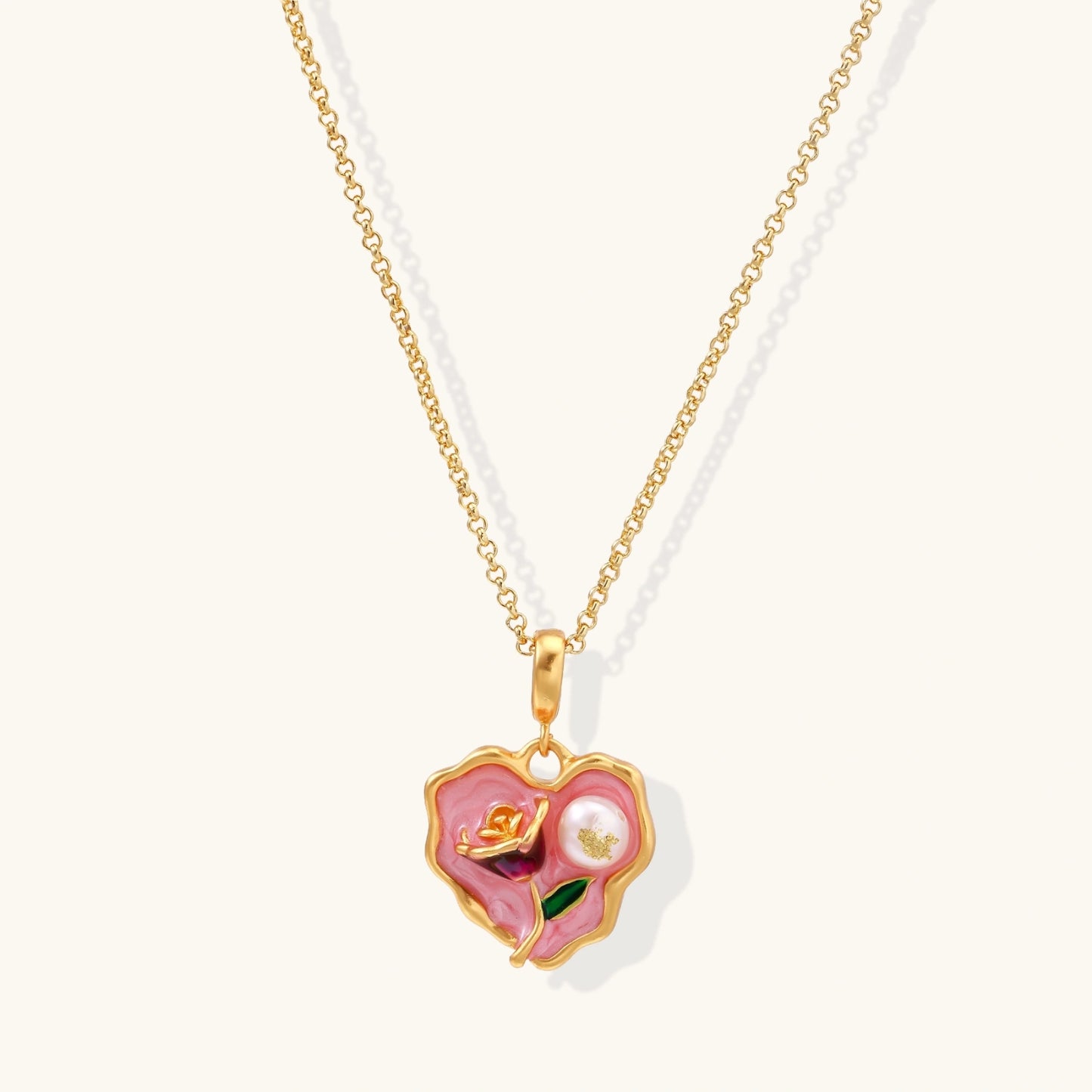 Blooming Heart Necklace
