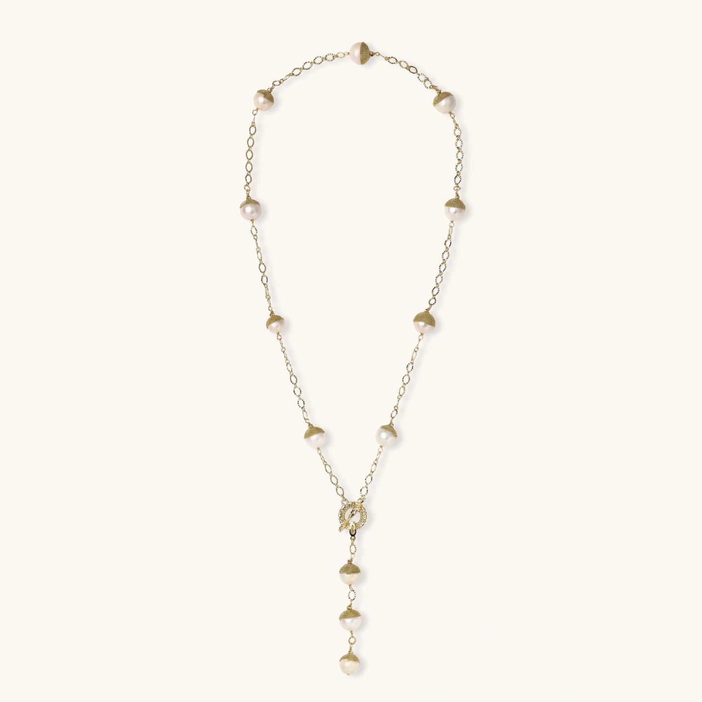 Acorn Pearl Necklace