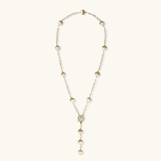Acorn Pearl Necklace