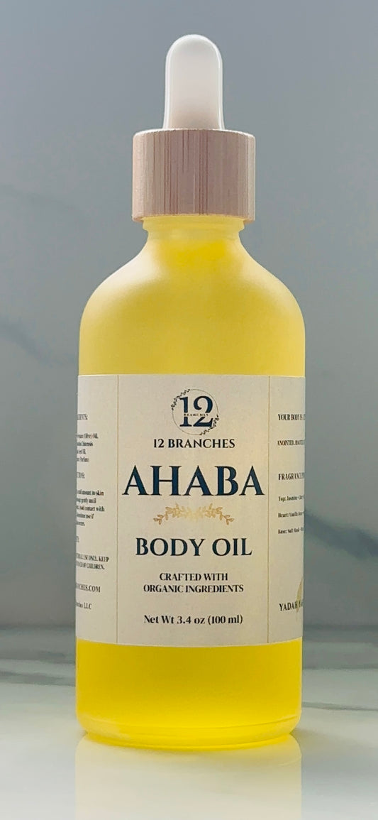 Ahaba Body Oil – Jasmine, Vanilla & Coconut | 3.4 fl oz