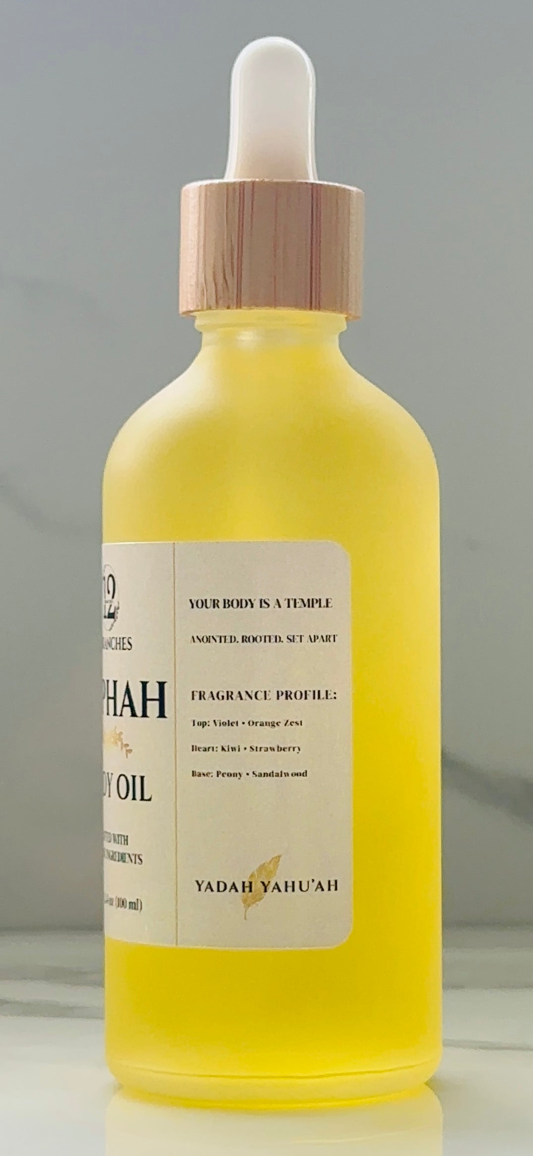 Yaphah Body Oil – Violet, Strawberry & Sandalwood | 3.4 fl oz