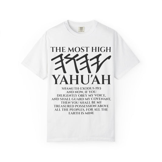 Yahu'ah Shamuth-Exodus 19:5-6 Yashar'al 12 Tribes T-Shirt