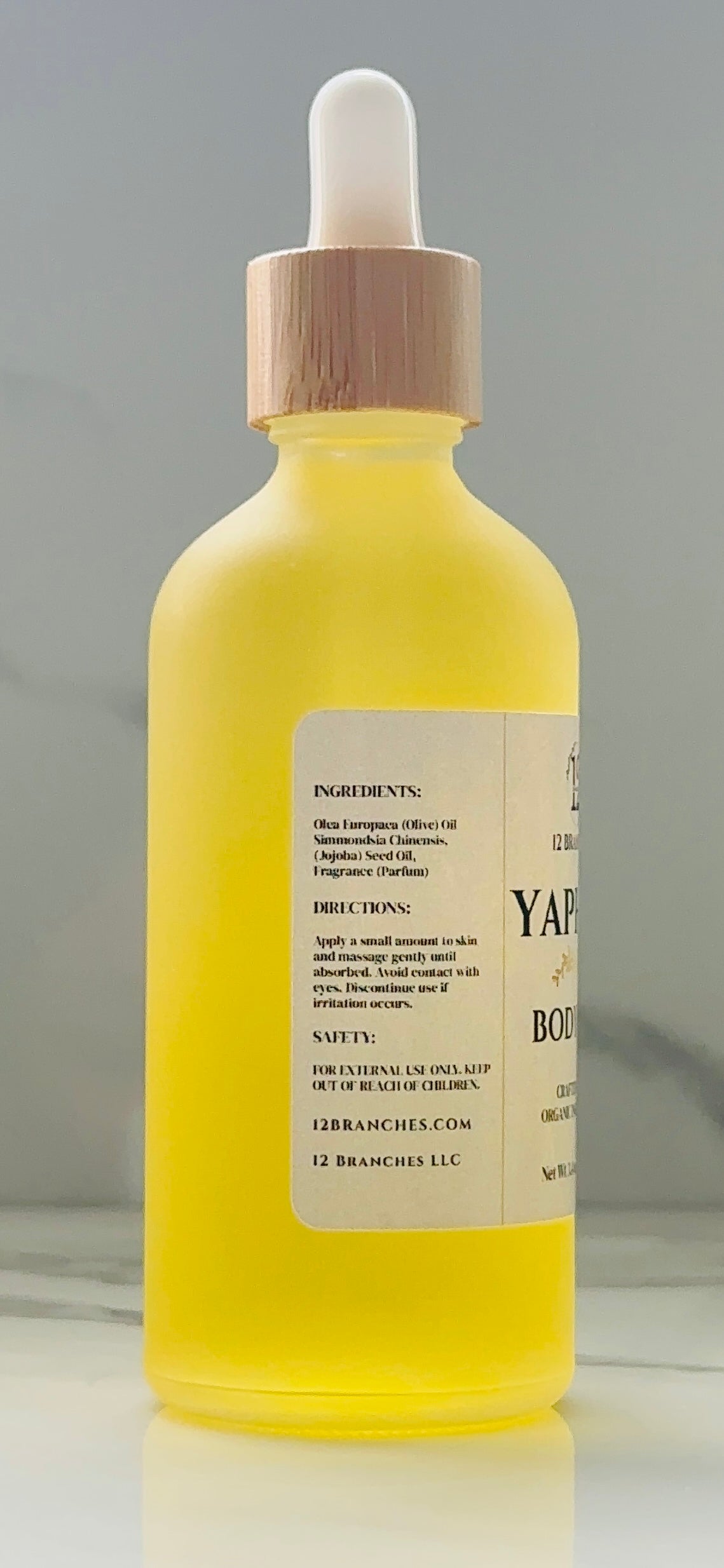 Yaphah Body Oil – Violet, Strawberry & Sandalwood | 3.4 fl oz