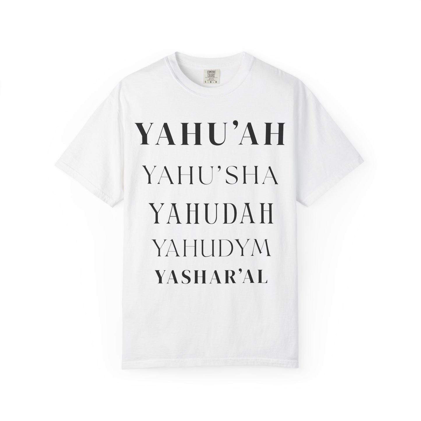YAHU'AH Garment-dyed T-Shirt