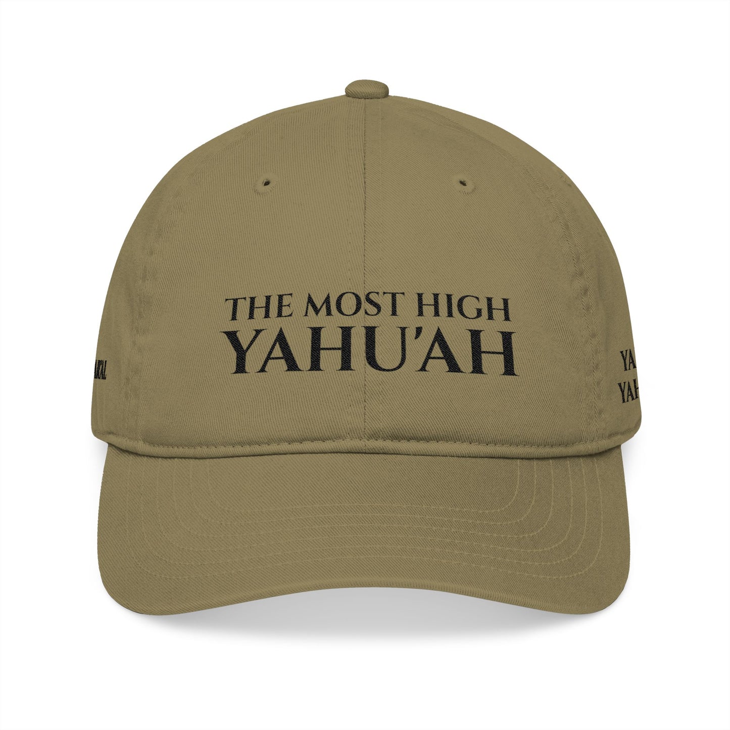 YAHU'AH 100% Organic Cotton Embroidered Baseball Cap