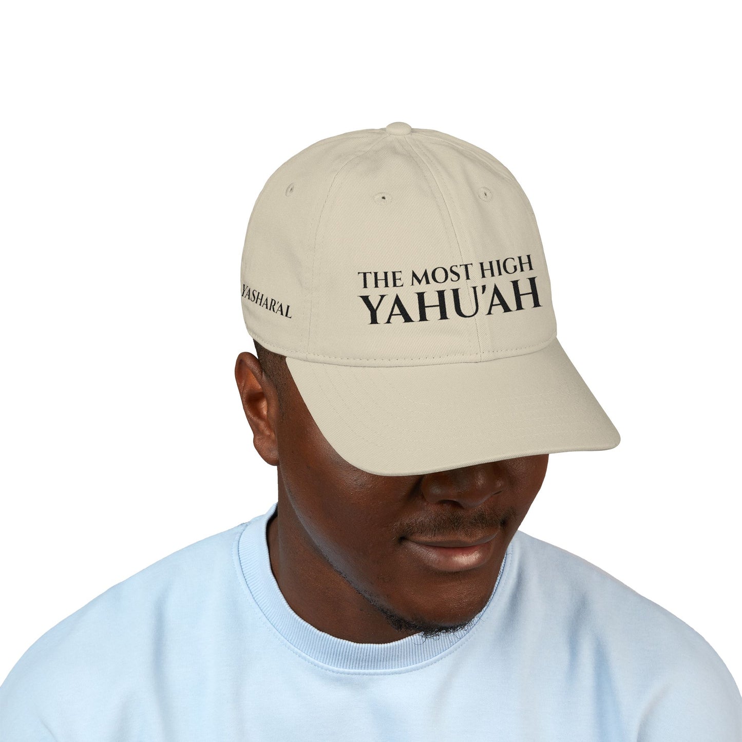 YAHU'AH 100% Organic Cotton Embroidered Baseball Cap
