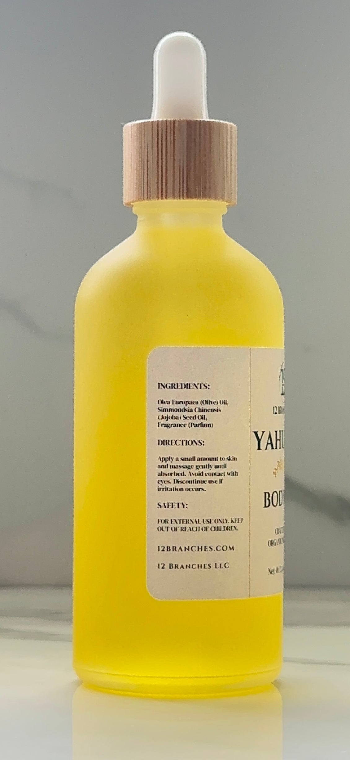 Yahudah Body Oil – Pineapple, Peach & Sweet Musk | 3.4 fl oz